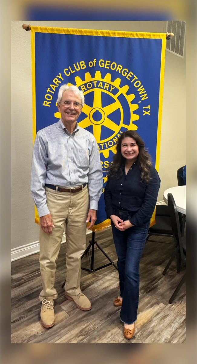 It was a pleasure meeting Mr. Tom Forbes @ the Georgetown Rotary Club luncheon. Mr. Forbes is the son of Charles Forbes, after whom <a href="/ForbesFalcons/">Forbes Middle School</a> Forbes Middle School was named.