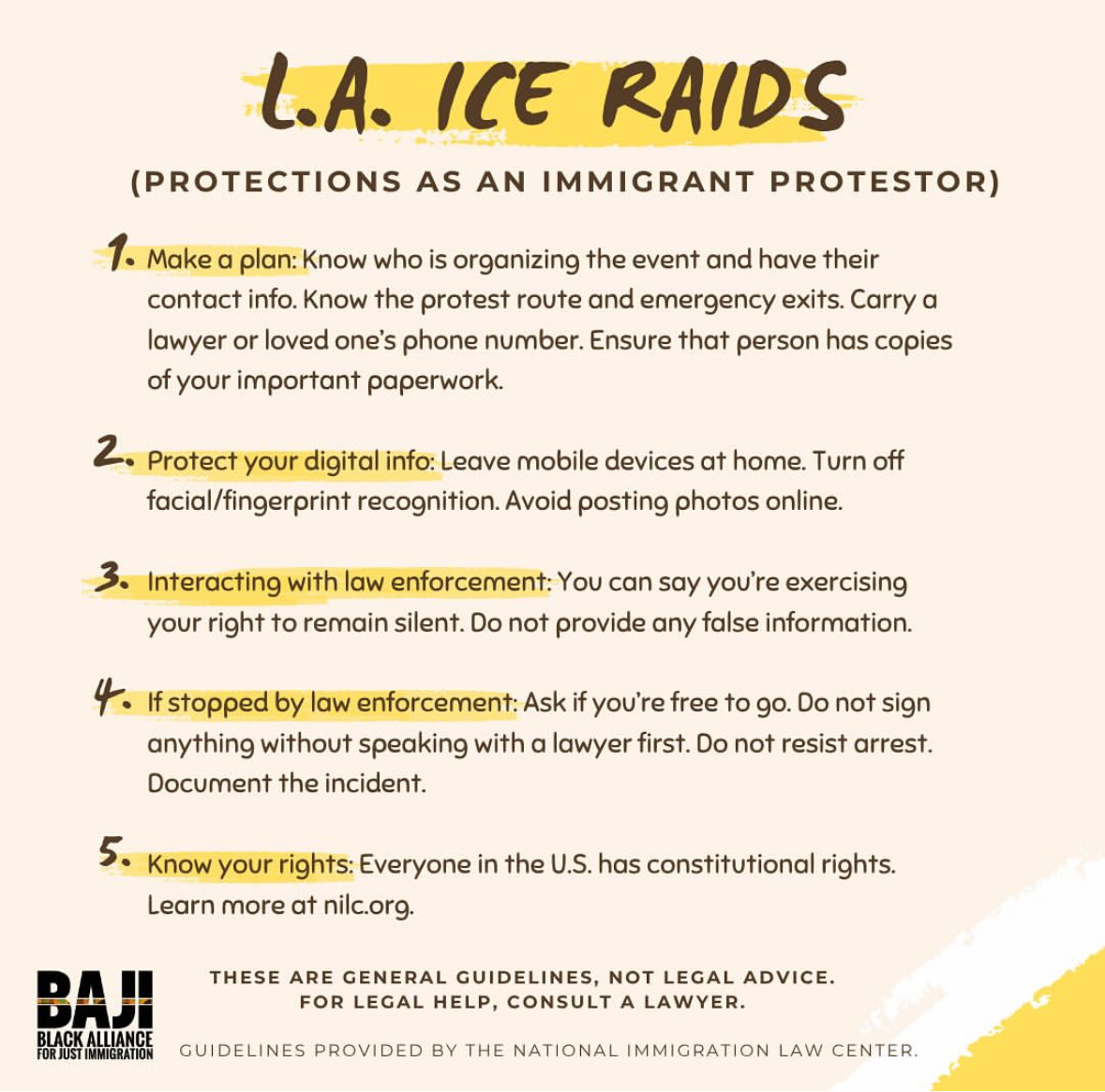 essie4justice's tweet image. We stand in unwavering solidarity with immigrant communities and families impacted by the Los Angeles ICE raids. 🧡

cc: @bajitweet @chirla

#Immigration #NoICE #WeKeepUsSafe #LosAngeles #Community