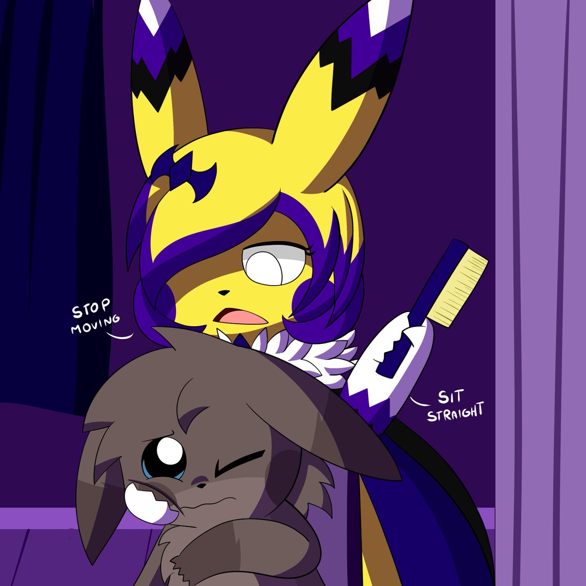 Art trade with the <a href="/shiversthecat/">Shivers</a>