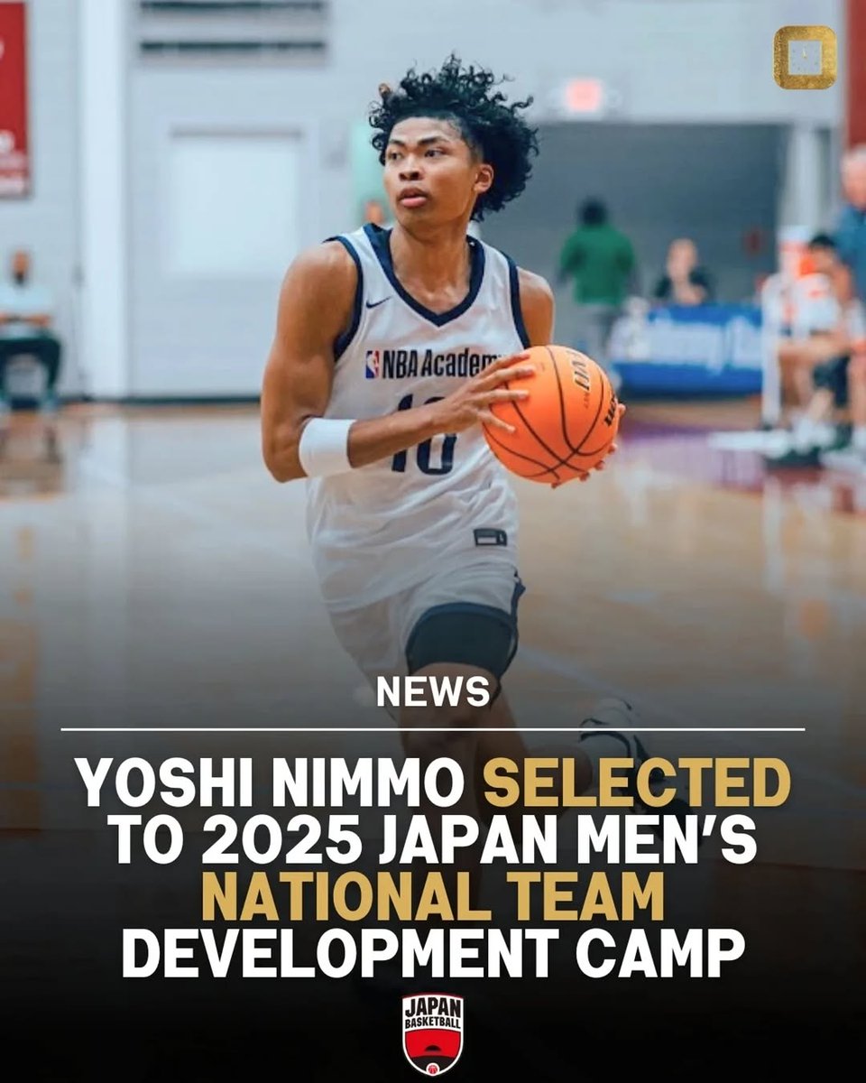 On Time Agency | We Are Player-Driven (@ontimeagencygrp) on Twitter photo Congrats to Yoshi Nimmo on his selection to the 2025 Japan Men’s National Team Development Camp <a href="/JAPANBASKETBALL/">日本バスケットボール協会(JBA)</a> kicked off today, Friday, June 13 in Tokyo. The journey is global. The future is bright. Keep working <a href="/YoshiNimmo/">Jesse “Yoshi” Nimmo</a> 🇯🇵 💪 Congrats to Yoshi Nimmo on his selection to the 2025 Japan Men’s National Team Development Camp <a href="/JAPANBASKETBALL/">日本バスケットボール協会(JBA)</a> kicked off today, Friday, June 13 in Tokyo. The journey is global. The future is bright. Keep working <a href="/YoshiNimmo/">Jesse “Yoshi” Nimmo</a> 🇯🇵 💪