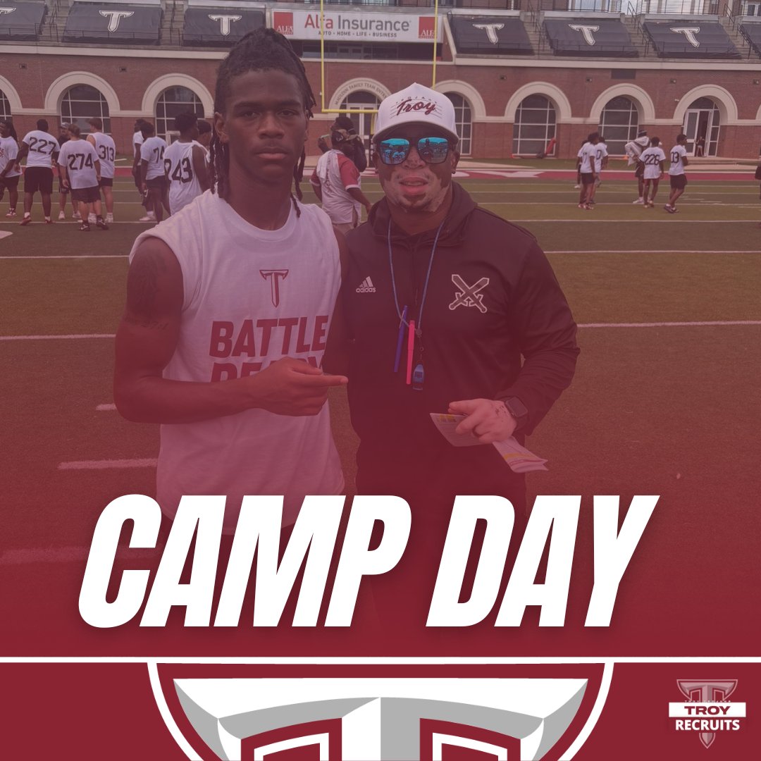 TroyReport (@troy_report) on Twitter photo SUMMER CAMP: C/O 2027 <a href="/TroyTrojansFB/">Troy Trojans Football 8x⚔️</a> hosted 3⭐️ DB Braiden Howard (<a href="/_Bray5x/">Braiden Howard | 3⭐️ DB</a>) from Opelika High School, and he made the most of it—competing hard and soaking in the energy from the staff all day.
The 5’10", 170lb standout started in the dime package and rotated with two senior SUMMER CAMP: C/O 2027 <a href="/TroyTrojansFB/">Troy Trojans Football 8x⚔️</a> hosted 3⭐️ DB Braiden Howard (<a href="/_Bray5x/">Braiden Howard | 3⭐️ DB</a>) from Opelika High School, and he made the most of it—competing hard and soaking in the energy from the staff all day.
The 5’10", 170lb standout started in the dime package and rotated with two senior