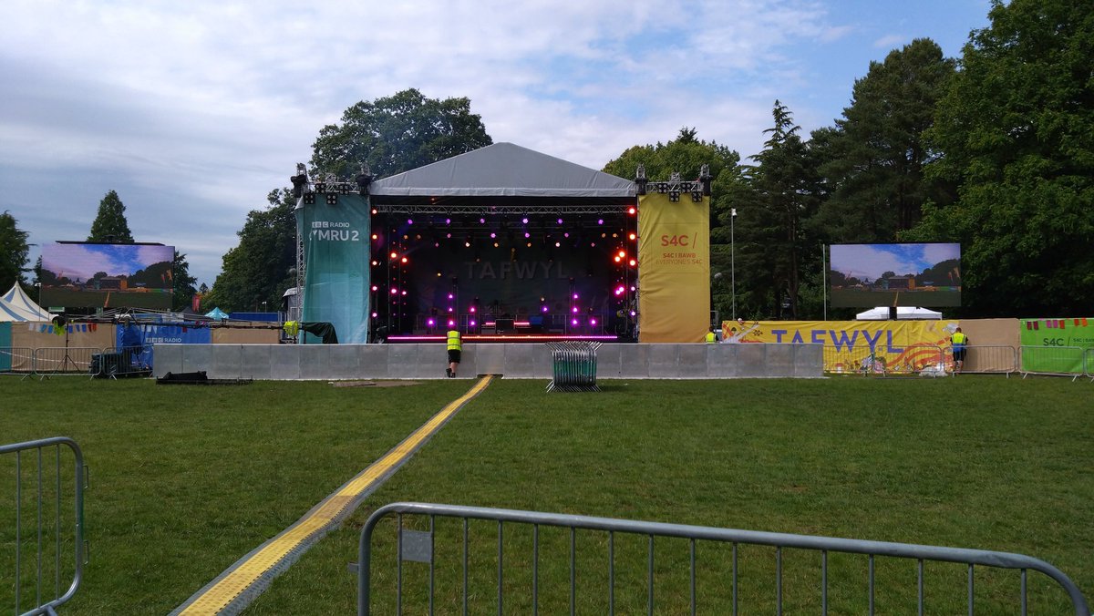 So the concert season starts this weekend, a full summer of events booked going to be busy.