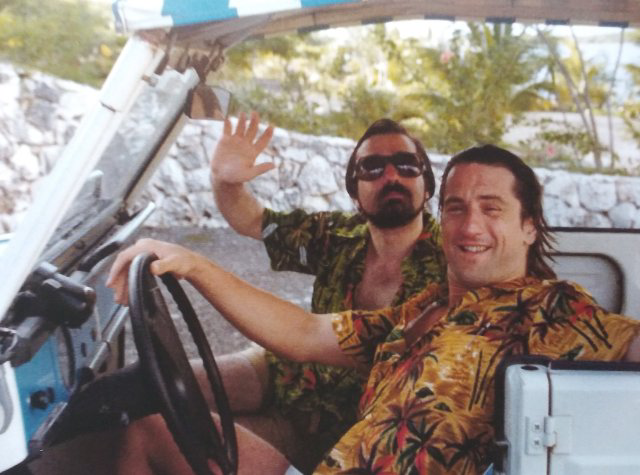 Martin Scorsese and Robert De Niro on vacation writing Raging Bull