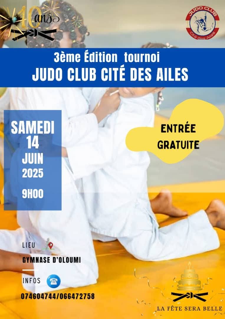 Du Judo ce weekend à Libreville et à l'intérieur du pays.
Libreville , Port-gentil et enfin à Moanda ce samedi 14 juin 2025.... 🇬🇦💯