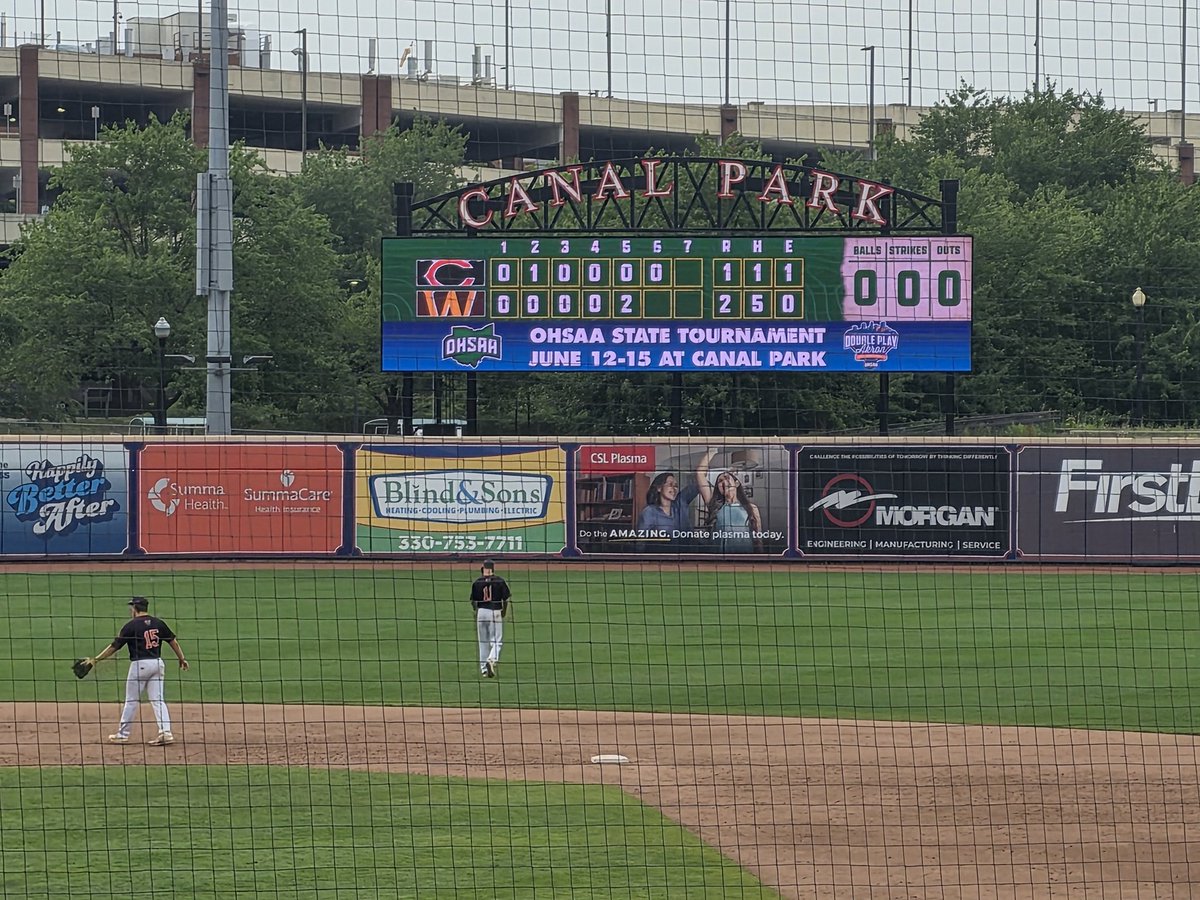 Coldwater Cavaliers heading into the bottom of the 6th down 2-1 in the State Semifinals. Let’s hold strong on defense and battle back in the 7th — still very much in this! 💪⚾ #GoCavs #CavalierPride #StateSemis