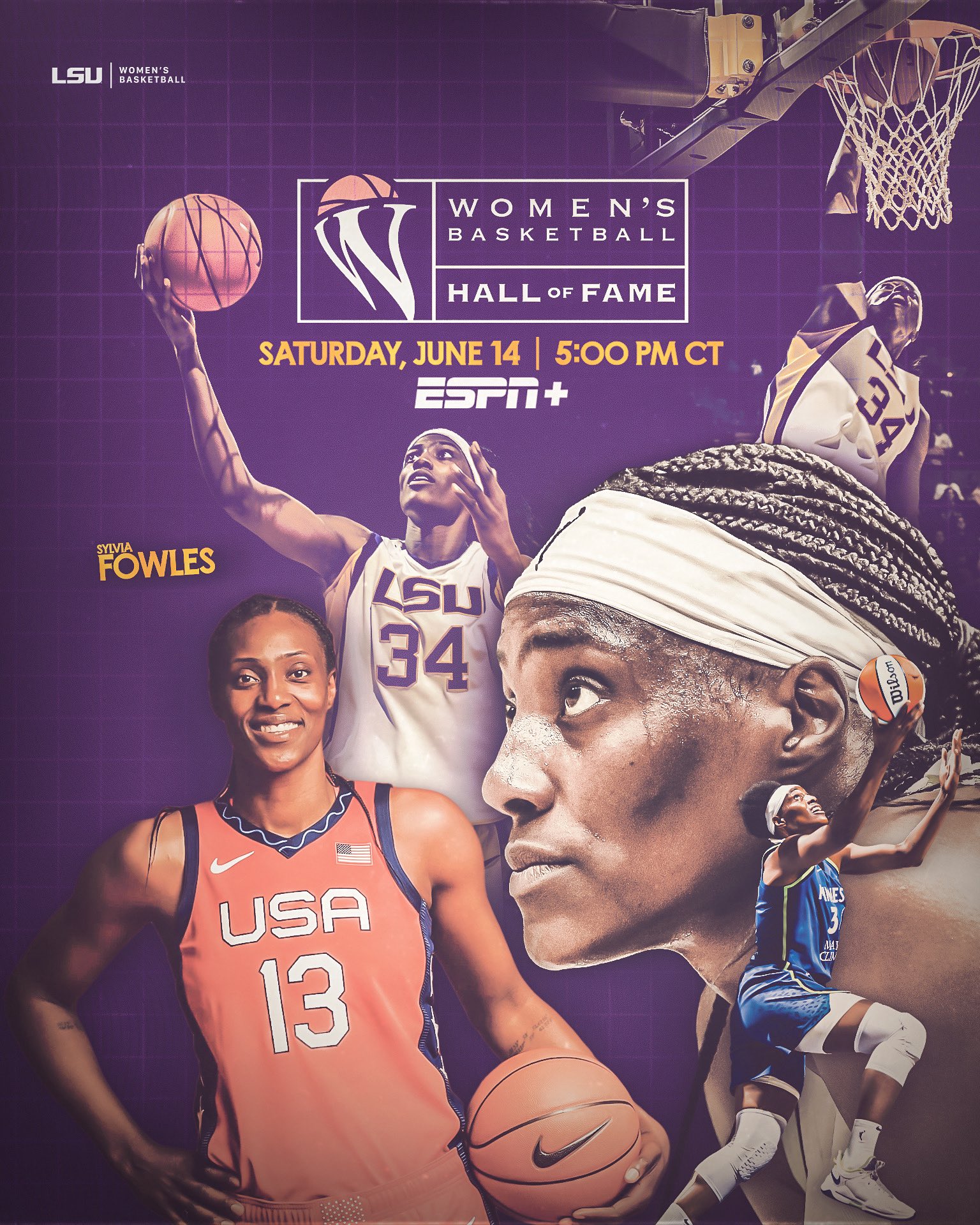 Image for the Tweet beginning: Sylvia Fowles goes into the