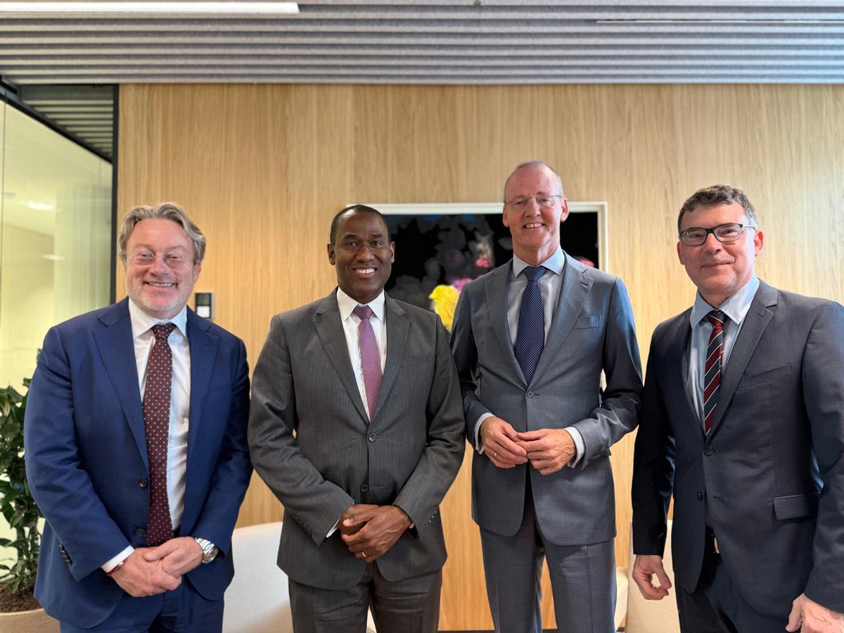 Nigel Clarke (@nigelclarkeja) on Twitter photo Thank you to De Nederlandsche Bank, <a href="/DNB_NL/">De Nederlandsche Bank</a>, Governor <a href="/KlaasKnot/">Klaas Knot</a> and and De Nederlandsche Bank president designate, Olaf Sleijpen, for the warm welcome to Amsterdam. We discussed the outlook and policy priorities for the 🇳🇱 and Europe 🇪🇺 Thank you to De Nederlandsche Bank, <a href="/DNB_NL/">De Nederlandsche Bank</a>, Governor <a href="/KlaasKnot/">Klaas Knot</a> and and De Nederlandsche Bank president designate, Olaf Sleijpen, for the warm welcome to Amsterdam. We discussed the outlook and policy priorities for the 🇳🇱 and Europe 🇪🇺