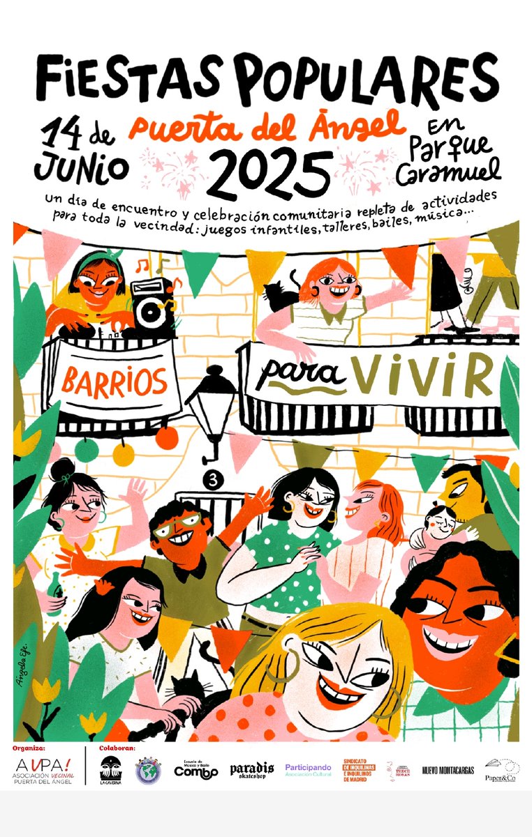 Mañana sabado 14 de junio  en las fiestas populares de #puertadelángel en el Parque Caramuel estará nuestra mesa en defensa de la #SanidadPublica . Acercate, pasalo bien y defiende la sanidad publica.
Un barrio para vivir, una sanidad publica para hacerlo posible.