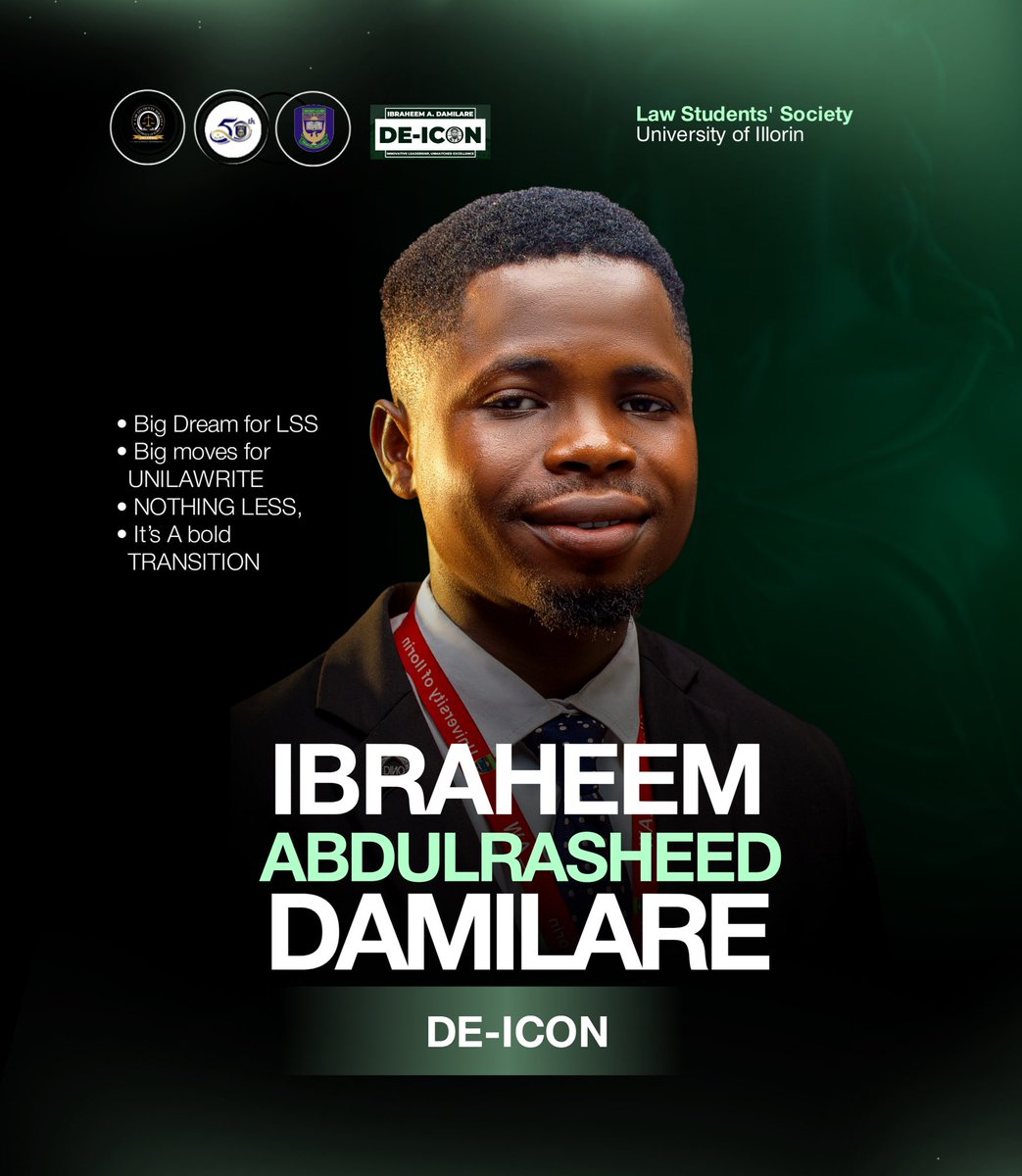 Damilare De-icon (@damilaredeicon) on Twitter photo INNOVATIVE LEADERSHIP. UNMATCHED EXCELLENCE.🔥
With DAMILARE DE-ICON, LSS isn’t evolving, It’s TRANSFORMING.
<a href="/TheAdamMozeed/">ZEED</a> <a href="/egi_nupe___/">Foundational Nupe Lawyer</a> <a href="/UNILAWRIN_/">LSS, UNILORIN</a> <a href="/HRCUIL/">HUMAN RIGHTS CHAMBERS, UNIVERSITY OF ILORIN</a> INNOVATIVE LEADERSHIP. UNMATCHED EXCELLENCE.🔥
With DAMILARE DE-ICON, LSS isn’t evolving, It’s TRANSFORMING.
<a href="/TheAdamMozeed/">ZEED</a> <a href="/egi_nupe___/">Foundational Nupe Lawyer</a> <a href="/UNILAWRIN_/">LSS, UNILORIN</a> <a href="/HRCUIL/">HUMAN RIGHTS CHAMBERS, UNIVERSITY OF ILORIN</a>