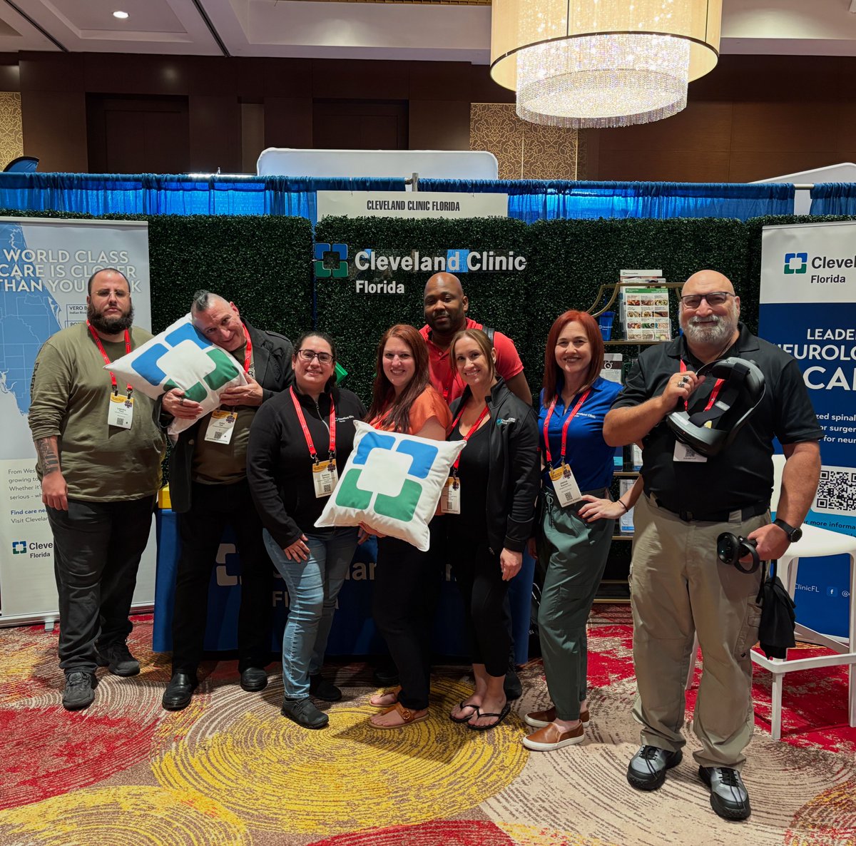 🚨🚑 We had a great time at this year's #FirstThereFirstCareConference! This event brings together paramedics, EMTs, nurses and healthcare leaders from around the world.

Cleveland Clinic showcased an interactive display featuring virtual reality medical stroke simulation, a