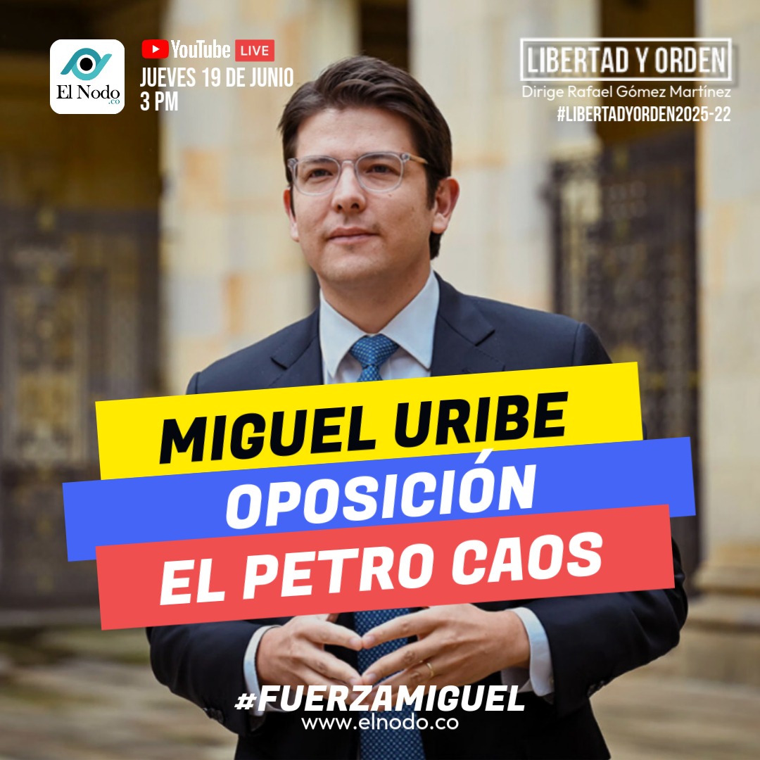 Por fallas en la plataforma de streaming, no pudimos emitir el Cap. 22 de #LIBERTADYORDEN2025 ayer jueves 12 de junio. Los esperamos el jueves 19 a las 3 PM por YouTube: youtube.com/watch?v=8yrUU5… Dirige <a href="/rafaelg642021/">rafael gomez m.</a> con <a href="/jonathandel333/">Jonathan Delgado</a> <a href="/FdoOrjuela/">Fernando Orjuela Galeano</a> #FuerzaMiguel