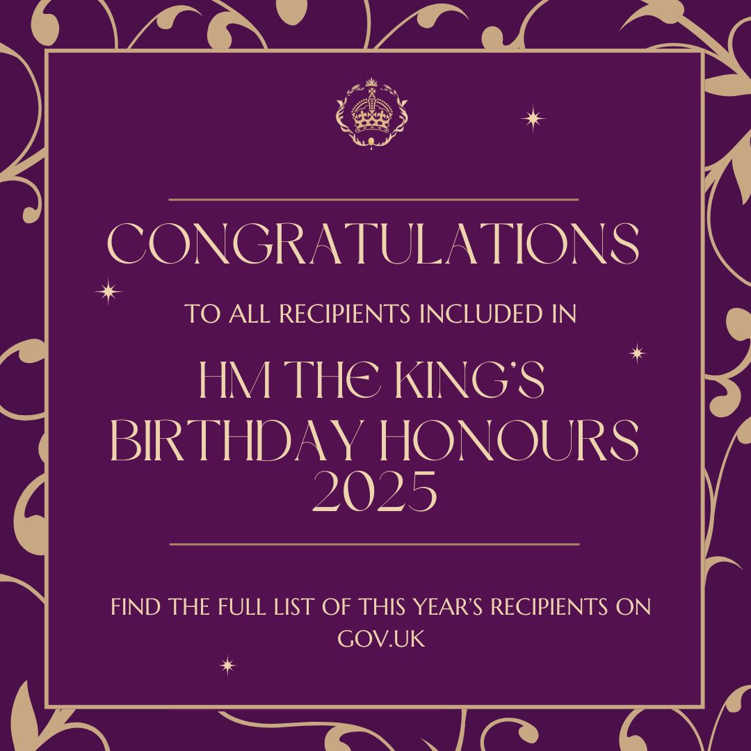 HM The King's Birthday Honours List has been published. Congratulations to the 1215 recipients being honoured.  Read the full list here: gov.uk/government/col…