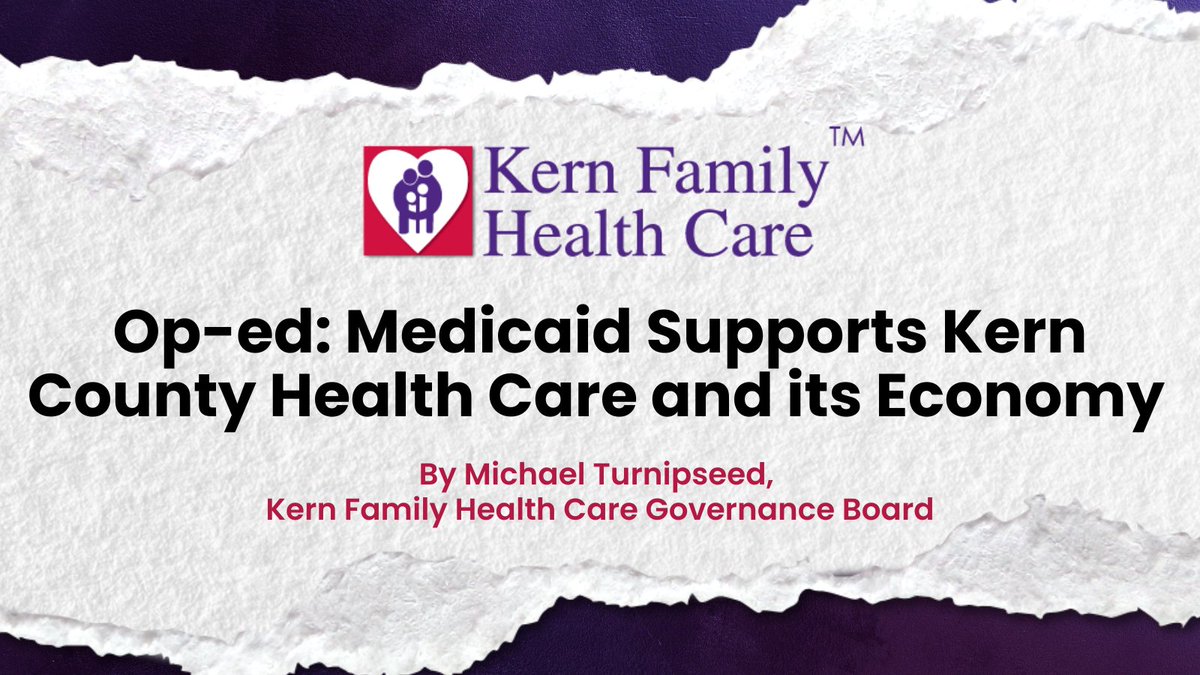 “Considerable reductions in Medicaid will result in substantial cuts to Medi-Cal, a vital resource that thousands of families in Kern County rely on to maintain their health,” said Michael Turnipseed

#MedicaidMatters

Read more: bit.ly/3G6Y72g