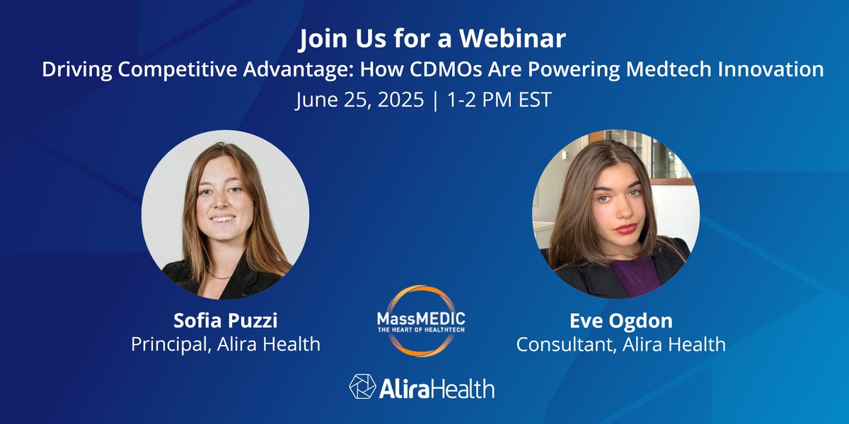 AliraHealth (@alirahealth) on Twitter photo Join us and <a href="/MassMEDICouncil/">MassMEDIC</a> for a timely discussion on how medtech companies and CDMOs can balance risk and opportunity in a rapidly shifting environment: us02web.zoom.us/webinar/regist… Join us and <a href="/MassMEDICouncil/">MassMEDIC</a> for a timely discussion on how medtech companies and CDMOs can balance risk and opportunity in a rapidly shifting environment: us02web.zoom.us/webinar/regist…