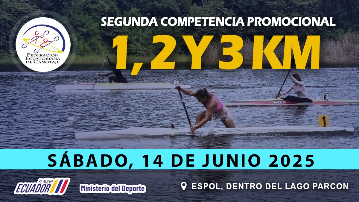 CanotajeEc's tweet photo. La Federación Ecuatoriana de Canotaje te invita!

Ven y acompáñanos en nuestra próxima competencia. Una oportunidad única para conocer de cerca la emoción y destreza del canotaje.

¡Tu presencia hace la diferencia! https://t.co/18tEpRy9lq