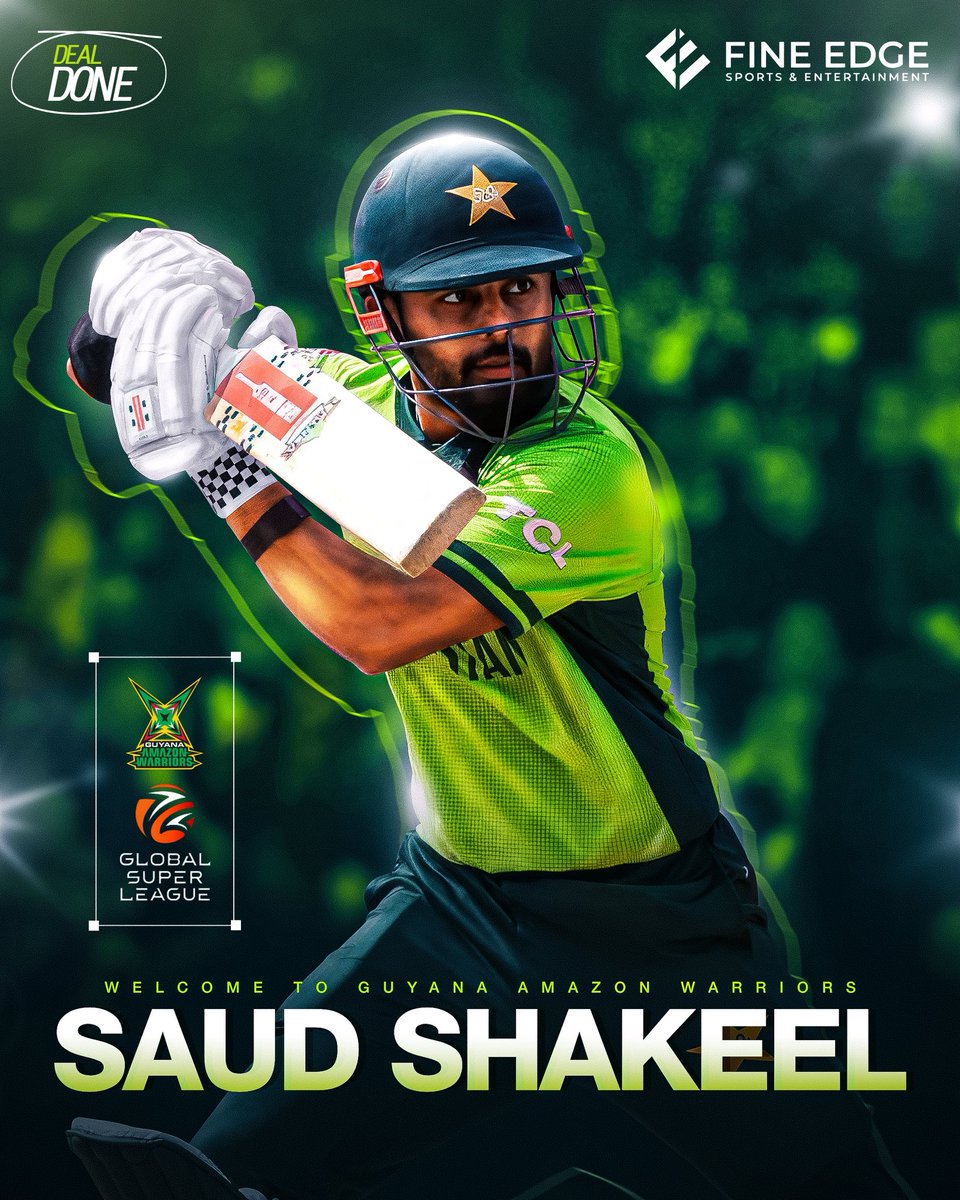 🚨 DEAL DONE ✅ - <a href="/saudshak/">Saud Shakeel</a> signs for the <a href="/amznwarriors/">Amazon Warriors</a> in GSL 📝