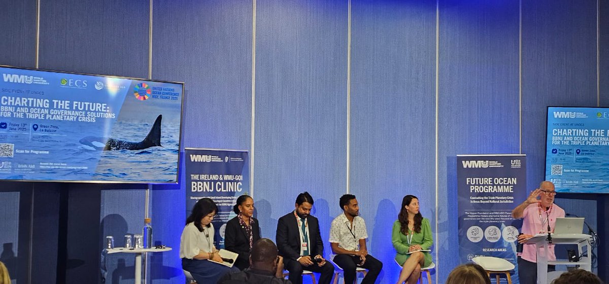 On the final day of #UNOC3, Curaçao expressed its intention to sign the Actioning Blue: Caribbean 30x30 Vision for the Ocean declaration. The CBF also joined key talks on ocean equity and finance for SIDS. A strong close to a milestone week for Caribbean ocean action.