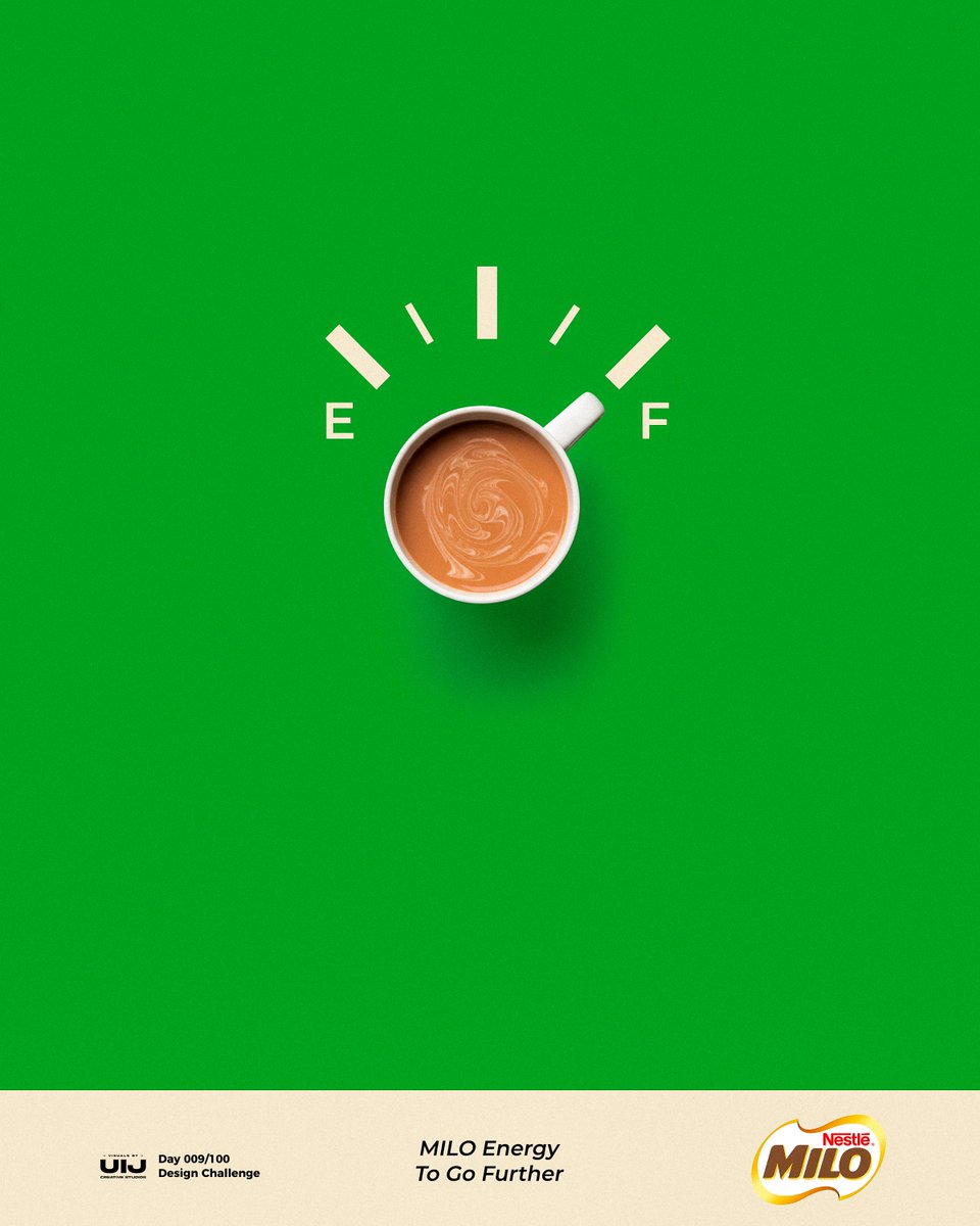 creative__ui's tweet image. Day 9: Creative ad poster for Milo.
MILO Energy To Go Further. ⚡
Let's keep going!