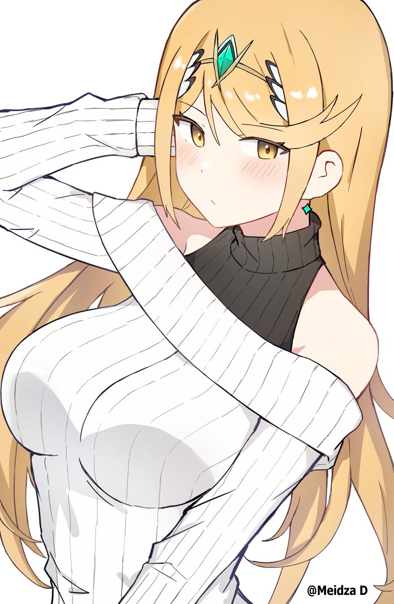 Meidza_D's tweet image. Mythra💛 

#Xenoblade #ゼノブレイド2