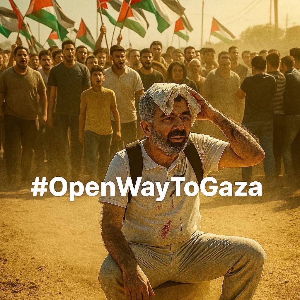 Hüda-Par Mersin Milletvekili Syn. Faruk Dinç, Gazze için çıktığı yolda gazilik rütbesini aldı. Ne güzel bir rütbe! Ona bunu yaşatanlara da lanet olsun.
#Openwaytogaza