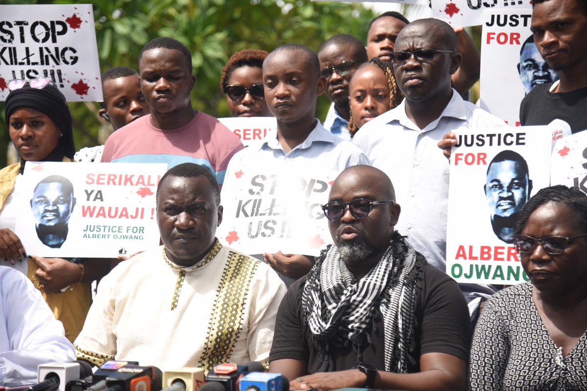 Pwani Chapter SJC (@psjc_wg) on Twitter photo We demand #JusticeForAlbertOjwang and call on DIG Eliud Lagat, a person of interest in the case, to step aside to allow for an impartial investigation.
<a href="/NPSOfficial_KE/">National Police Service-Kenya</a> <a href="/InteriorKE/">Ministry of Interior | Kenya</a> <a href="/IPOA_KE/">IPOA</a>
#JusticeForAlbertOjwang #ArrestEliudLagat
#EndPoliceBrutality We demand #JusticeForAlbertOjwang and call on DIG Eliud Lagat, a person of interest in the case, to step aside to allow for an impartial investigation.
<a href="/NPSOfficial_KE/">National Police Service-Kenya</a> <a href="/InteriorKE/">Ministry of Interior | Kenya</a> <a href="/IPOA_KE/">IPOA</a>
#JusticeForAlbertOjwang #ArrestEliudLagat
#EndPoliceBrutality
