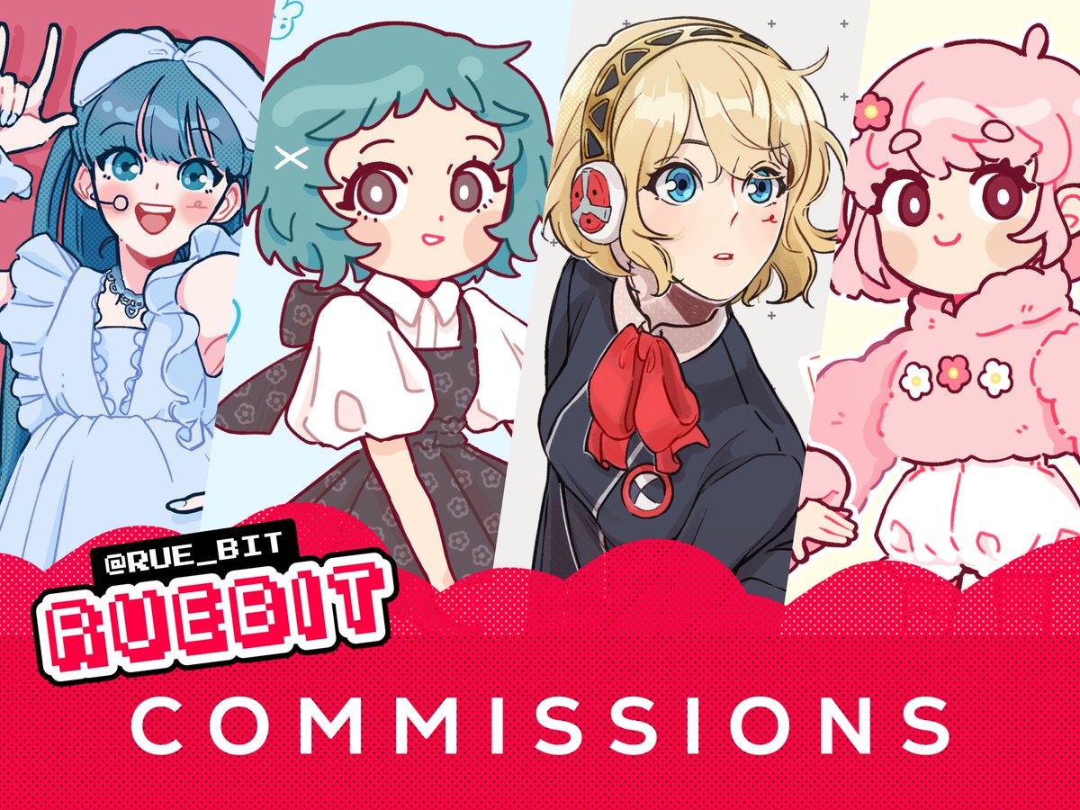 rue_bit's tweet image. ❤️💛 it&apos;s my first time opening commissions! I&apos;ll have 5 slots open over on my ko-fi which you can find the 🔗 my bio or below in the thread