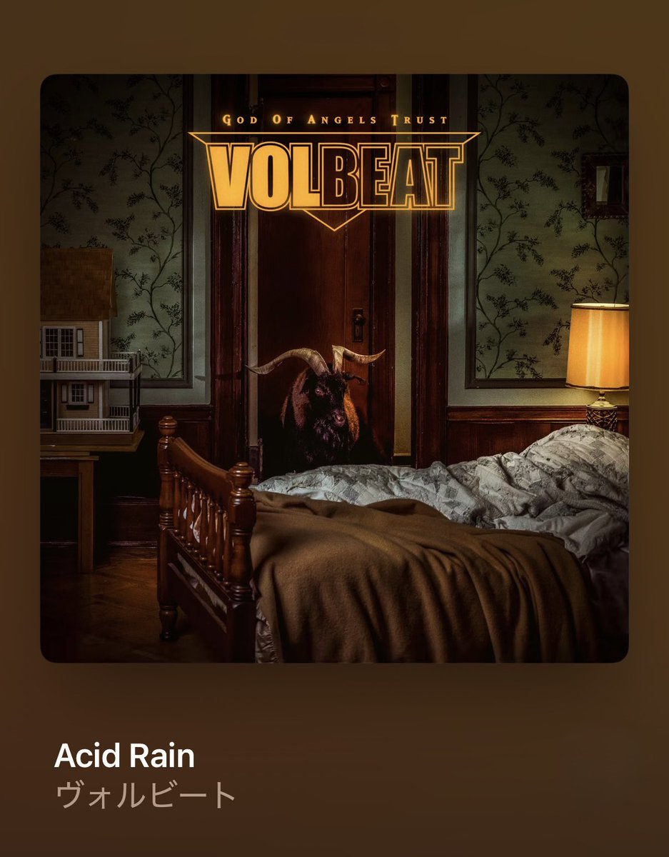 1986battery's tweet image. ⁎⁺˳✧༚*❁おはようございます❃*˚✧₊⁎

6日にリリースされたニューアルバム。どんどんメタリックになっていくVolbeat。もう「まんまMetallicaやん」と言いたくなる曲が多い中でこの曲はVolbeatらしくメロディアスでキャッチー。ライヴでは大合唱になりそう。

#Volbeat
#NowPlaying ♬