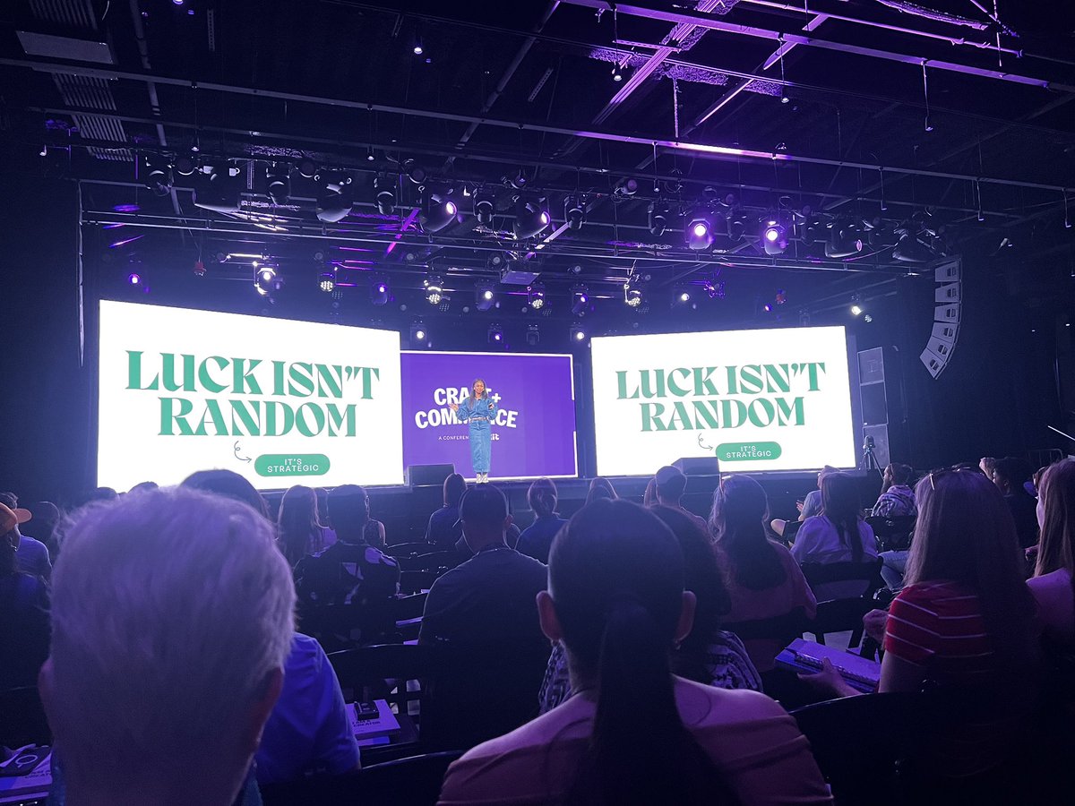 Luck isn’t about luck at all.
Luck is something you create through intentional action. @kit https:/