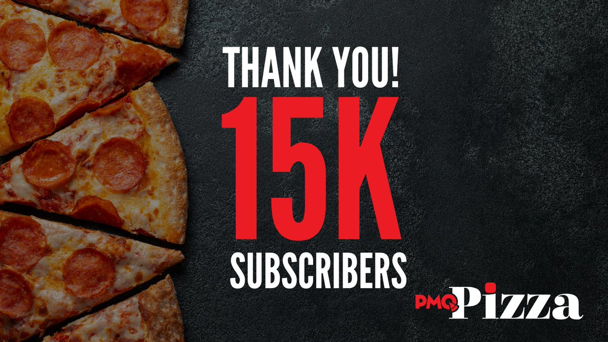 We recently hit 15k subscribers on YouTube! Thank you!! 🍕 

If you are not subscribed, tune in for pizza related news, interviews, coverage of pizza events as well as How-to-videos from making dough to the right sauce!  bit.ly/4l6bGyi