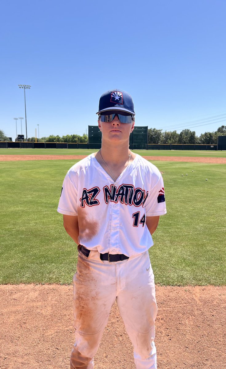 F: AZ Nation 14, Thunder 1
PoG: Alexander Page 2-3, HR, 5 RBI, 3R
Pitcher: Lincoln Miller 6 IP, 4K, ER