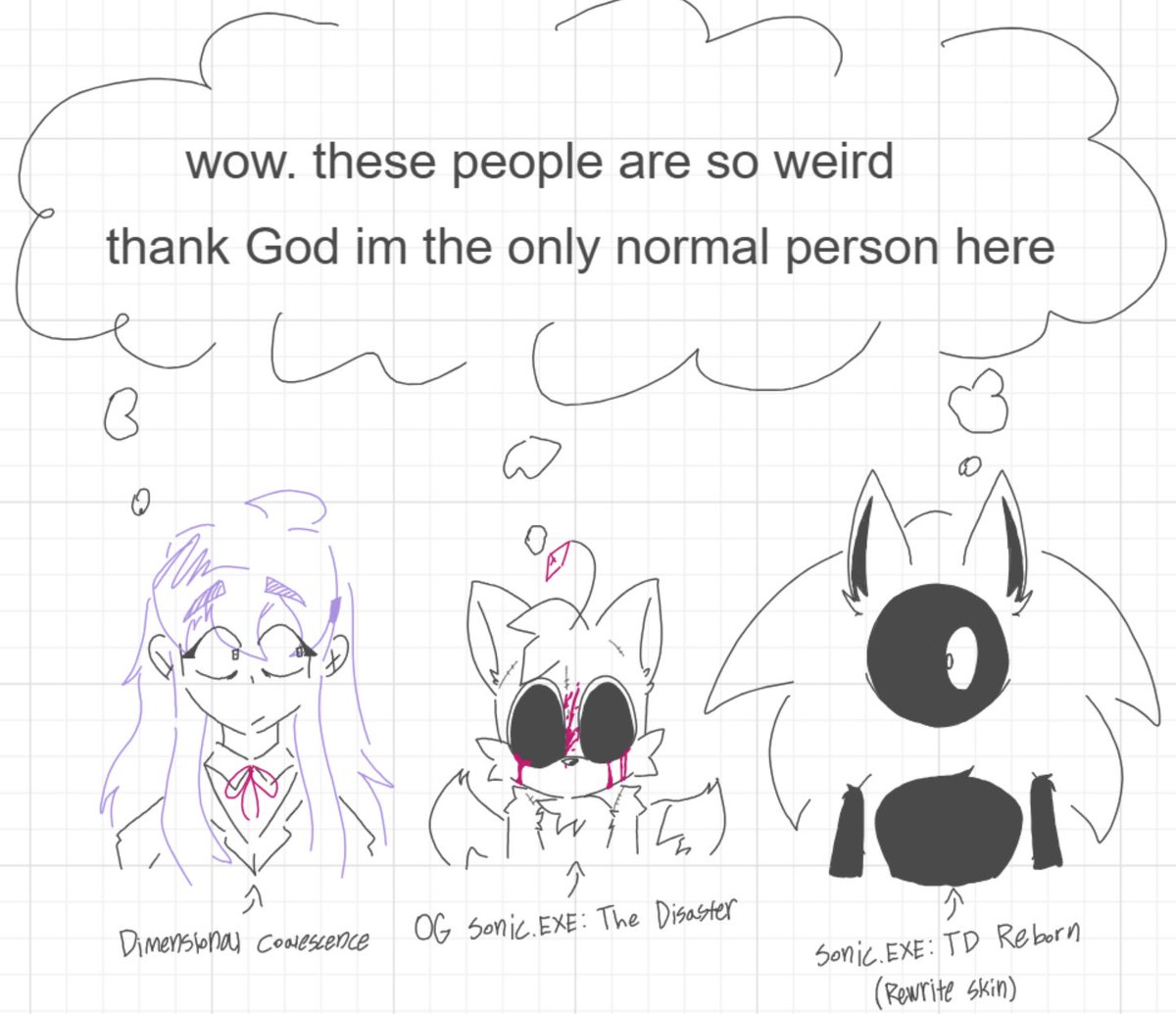 huskowusko's tweet image. Main killers

#robloxTD #sonicexethedisaster #TDreborn #sonicexethedisasterreborn #dimensionalcoalescence #whiteboard