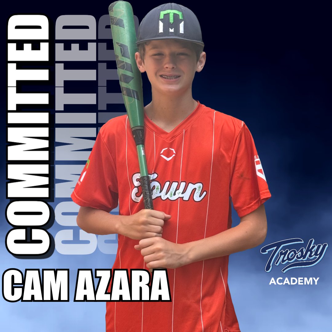 troskyacademy's tweet image. CAM AZARA RETURNS
📍 Trosky Academy – Rock Hill, SC
🎓 Entering Freshman HS
“Cam’s growth never plateaued throughout the school year. In fact, the growth he showed in coachability, communication, and hitting accelerated as the school year came to a close. Cam is relentless when…