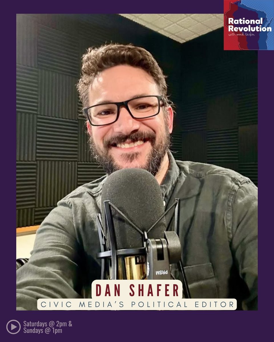 🇺🇸 This week, Mark sits down with <a href="/CivicMediaUS/">Civic Media</a> Political Editor <a href="/DanRShafer/">Dan Shafer</a>. They discuss Dan's blockbuster article that urges Gov. Tony Evers to NOT seek another term as well as the ramifications of that decision.

Listen to the full episode here ⬇️
civicmedia.us/shows/rational…