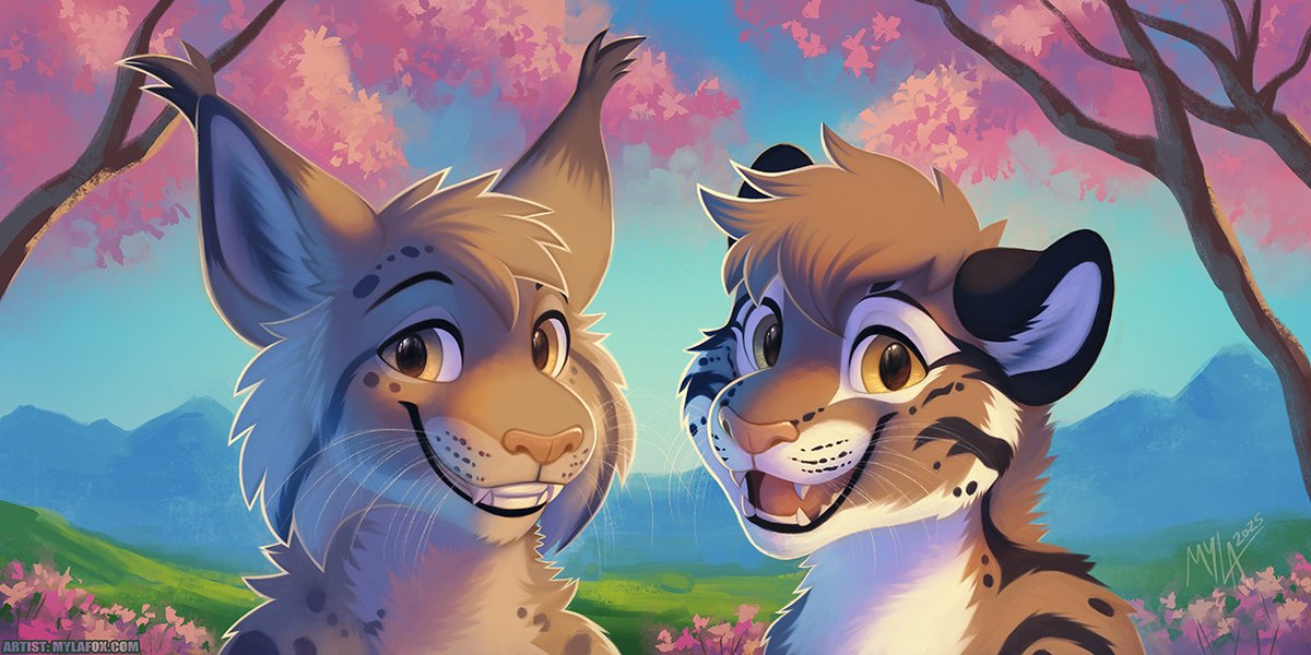 A couple o' cute kitty cats to brighten your day! 🌸✨