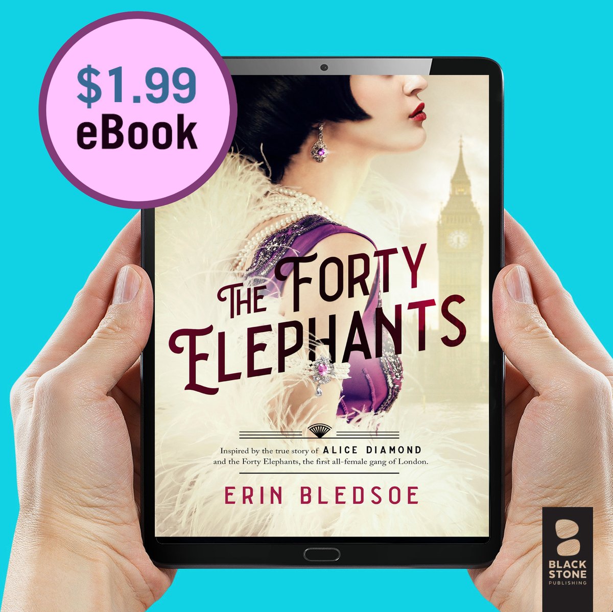 BlackstoneAudio's tweet image. EBOOK SALE ALERT🚨! Ahead of the 6/17 launch of @Erinwritess' MOB QUEEN, turn back the dial to the Roaring 20s in London via the $1.99 @BookBub sale for #THEFORTYELEPHANTS  (live now—7/1)!

📲$1.99 EBOOK: bookbub.com/books/the-fort…
📕Preorder #MOBQUEEN here: blackstonepublishing.com/products/book-…