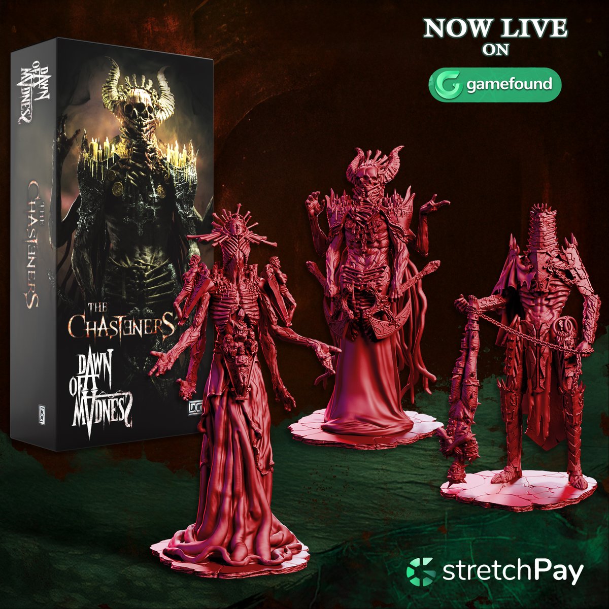 Meet the Chasteners, entities who have entered Dawn of Madness's Otherworld to purge your sins - no matter how painful the process. Check out the Dawn of Madness Complete Collection here: bit.ly/DoMComplete and plunge into the ultimate board game horror experience!