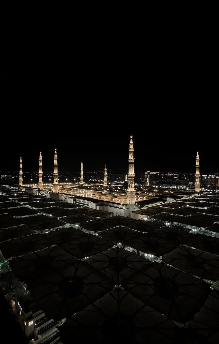 City of Light - Madinah at night. ❤