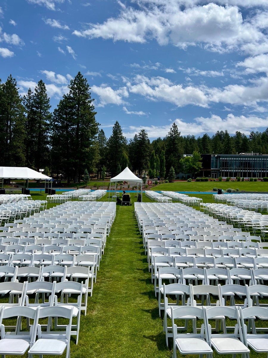 Chairs are set, and we’re getting ready for YOU, Bobcats!

Join us as we honor the Class of 2025 — a celebration of hard work, dreams, and determination. 💙

 Sat, June 14
10 a.m.–Noon
Mazama Field, Bend Campus

Tag your big moment: #COCCGrads
