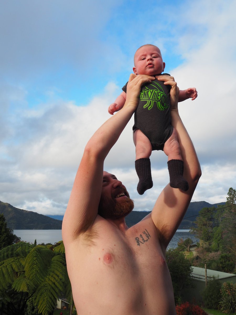 Huge thanks to <a href="/jleggs4/">Funky Flies | Jleggs</a> &amp; the <a href="/funky_flies/">Funky Flies</a> !  Newest member of the fly family loves his new fit! Can't thank you enough for shipping a special order all the way to NewZealand.  💯💚  Happy flyday everyone! #FlyDad #FlyTogether