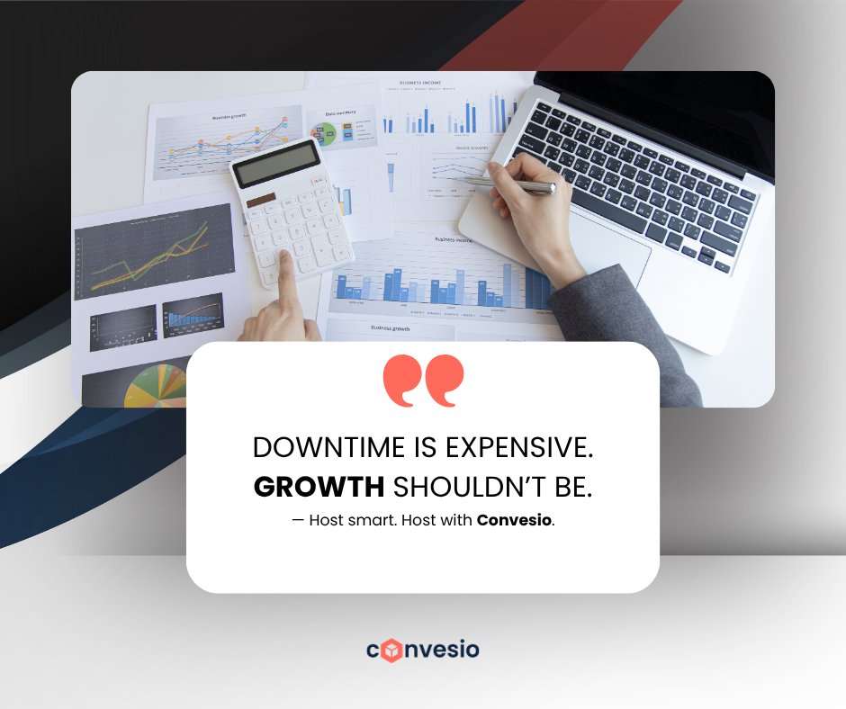 convesio's tweet image. Every minute your site is down costs you more than money — it costs you trust.

💡 Choose hosting that grows with you, not against you.

#DowntimeCosts #Convesio #SmartHosting