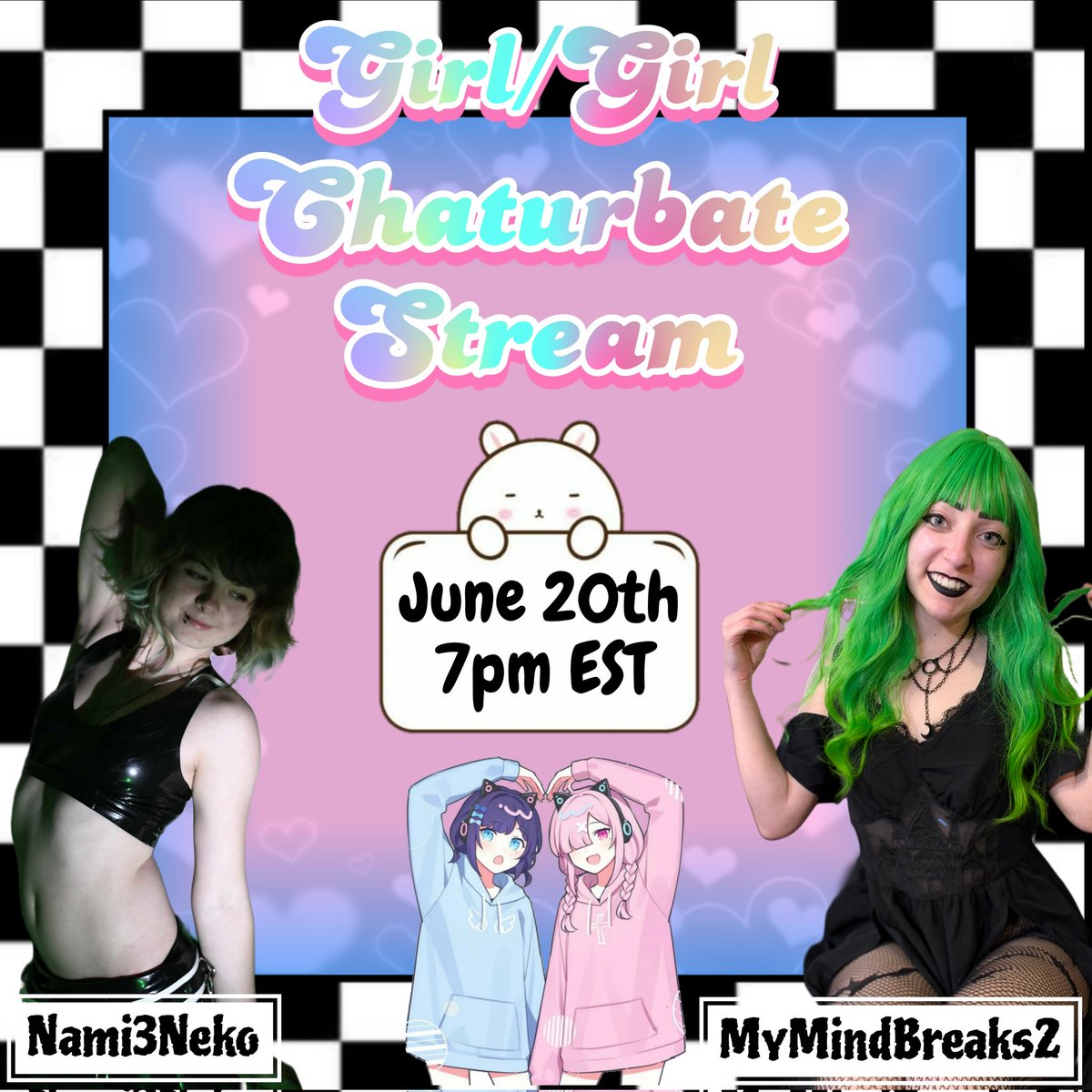 mymindbreaks (@_mymindbreaks) on Twitter photo I'm so excited to stream on Chaturbate with the beautiful <a href="/Nami3NekoNya/">Nami Neko ~ @Fetishcon🕴️☕</a>! We will be live at 7pm EST on June 20th and we're going to have lots of fun so come by and say hi to us! I'm so excited to stream on Chaturbate with the beautiful <a href="/Nami3NekoNya/">Nami Neko ~ @Fetishcon🕴️☕</a>! We will be live at 7pm EST on June 20th and we're going to have lots of fun so come by and say hi to us!