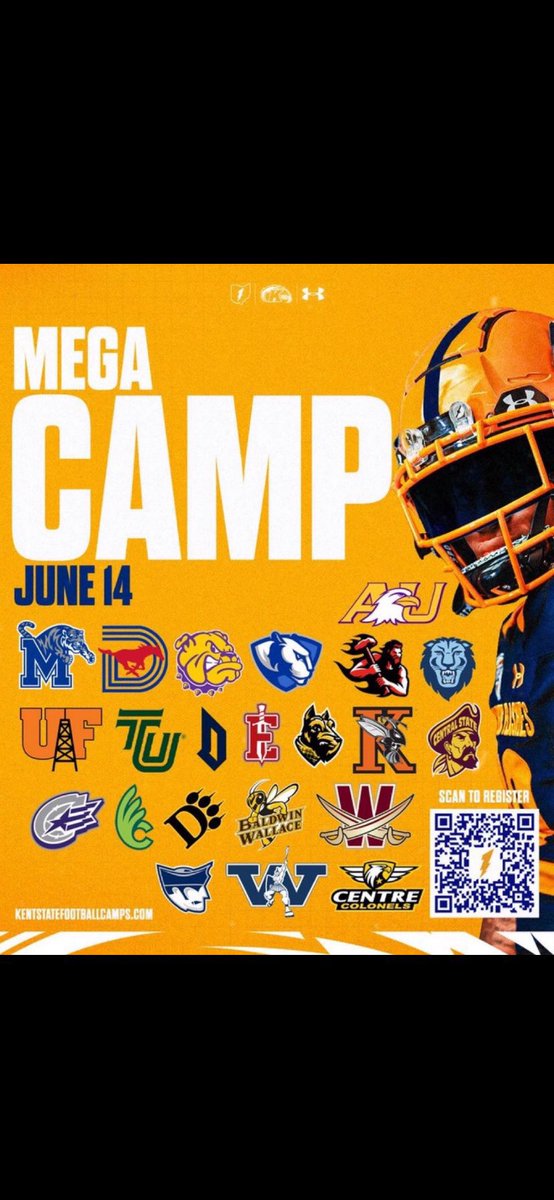 I will attending <a href="/KentStFootball/">Kent State Football</a> Mega camp tomorrow for work <a href="/CoachKMorgs/">Coach Morgan</a> <a href="/coachmacarney/">Mark A. Carney - Coach MAC</a> <a href="/CoachTate7/">Tyree Tate</a>