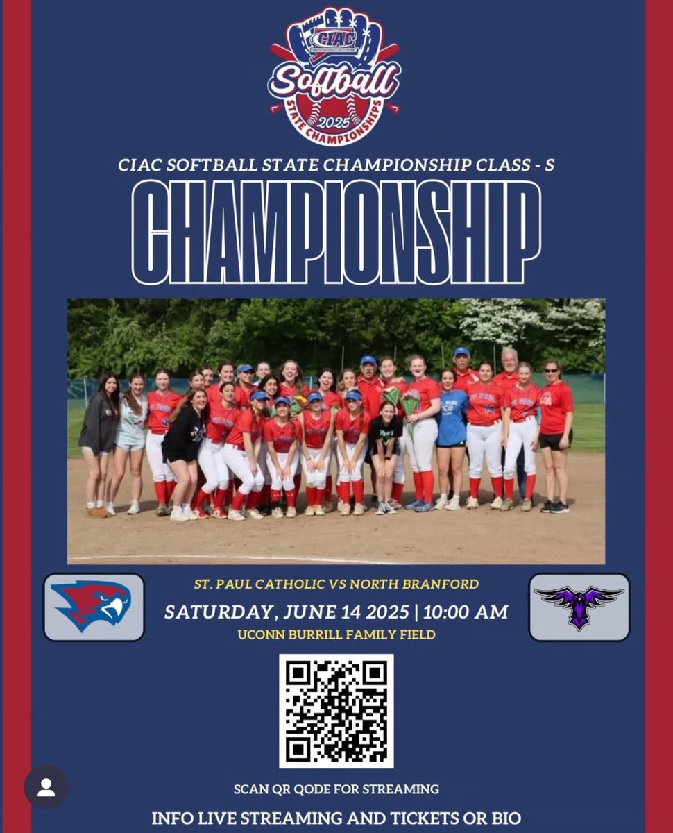 Isabella McCulloch - UNCOMMITTED (@isabellarosesb) on Twitter photo Super excited for Sundays game at UCONN🥎!! 10:00 a.m. start time against North Branford High School for the Class S State Championship title. Scan the barcode below for streaming!
<a href="/Tweedertdd/">Chris Martin</a> <a href="/Wrightwaytrain5/">Wrightway Training</a> <a href="/CTLightning08G/">CT Lightning Gold 08- Wright</a> Super excited for Sundays game at UCONN🥎!! 10:00 a.m. start time against North Branford High School for the Class S State Championship title. Scan the barcode below for streaming!
<a href="/Tweedertdd/">Chris Martin</a> <a href="/Wrightwaytrain5/">Wrightway Training</a> <a href="/CTLightning08G/">CT Lightning Gold 08- Wright</a>
