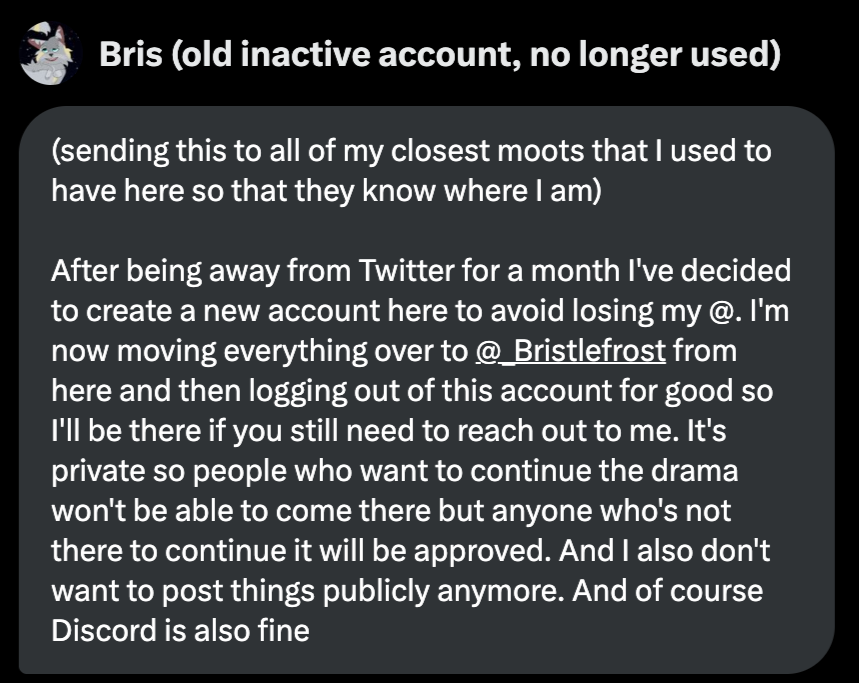 aspenflake's tweet photo. Congrats, Bris! Your apology is now redundant!
1/4 https://t.co/BMT9nWekaP