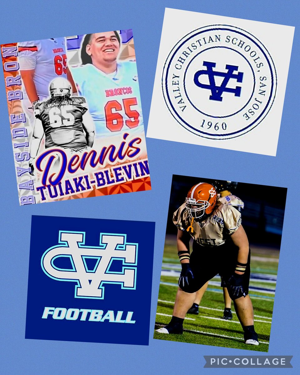Bayside Broncos Youth Football (@youthbayside) on Twitter photo Huge congrats to Dennis Blevins on his acceptance & commitment to play football at Valley Christian High School! <a href="/OBM_CoachT1A408/">Nate Tia, M.S.</a> and <a href="/VCHSAthletics/">VCHS Athletics</a> landed one of the best Bronco linemen ever. Expect an immediate impact on the Warriors’ O-line.
#ClassOf2029
#BroncosFootball Huge congrats to Dennis Blevins on his acceptance & commitment to play football at Valley Christian High School! <a href="/OBM_CoachT1A408/">Nate Tia, M.S.</a> and <a href="/VCHSAthletics/">VCHS Athletics</a> landed one of the best Bronco linemen ever. Expect an immediate impact on the Warriors’ O-line.
#ClassOf2029
#BroncosFootball