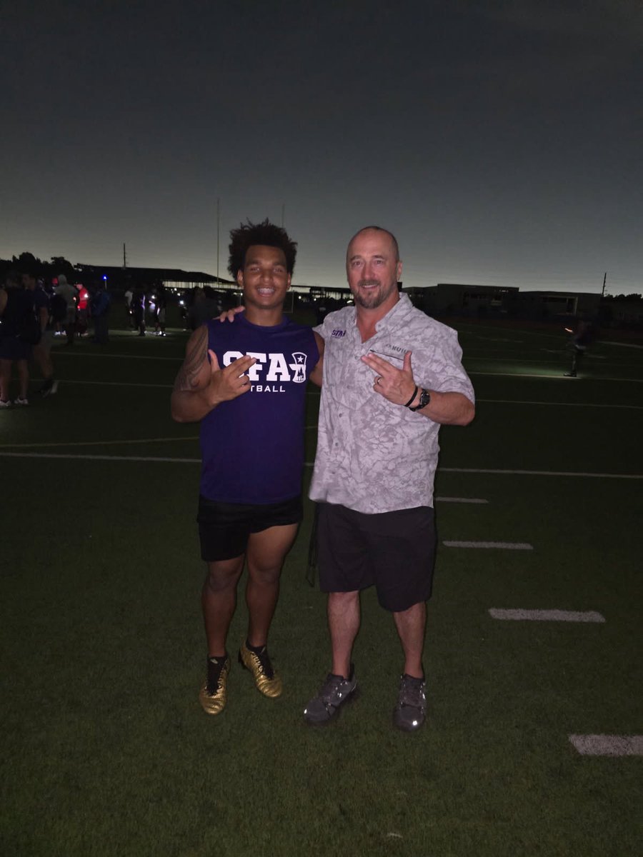 #TYJ After a great camp and conversation with <a href="/CoachCarthel/">Colby Carthel</a> , I am blessed to receive my 6th D1 Offer from <a href="/SFA_Football/">Lumberjack Football</a>! #AxeEm🪓
 
<a href="/DonnieBaggs_/">#HCville</a> <a href="/DezBlackCoach/">Dez Black</a> <a href="/Coach_RogersSFA/">Cameron Rogers</a> <a href="/CoachNEUP/">Andrew Neupert</a> <a href="/CoachJMay/">Jared May</a> <a href="/Coach_Bragg/">Jacob Bragg</a> <a href="/coach_u87/">Coach Urgelles</a> <a href="/CoachHyp13/">Coach Hypolite</a>