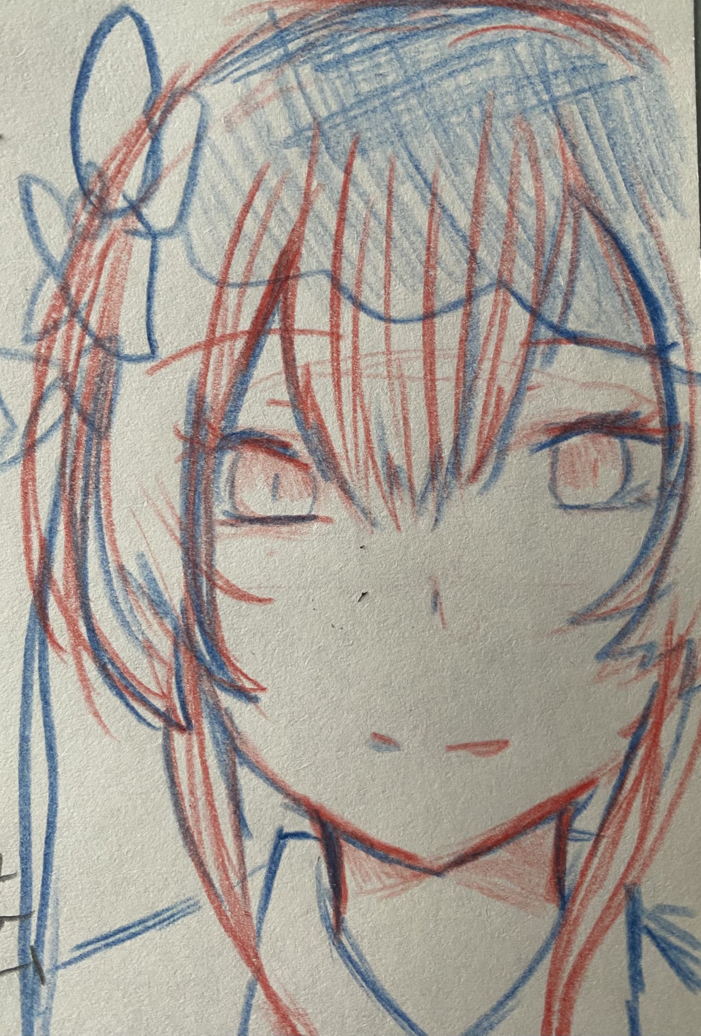 オリジナル手描きイラスト さくらんぼ コピック ポストカード