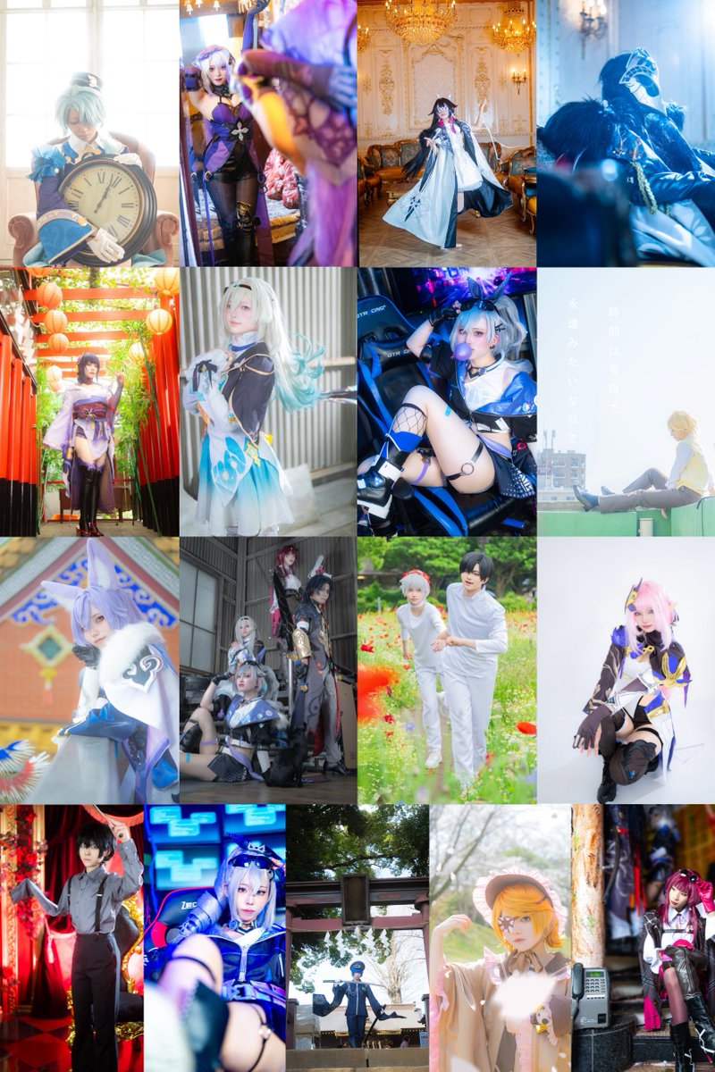 yuuthree_cc's tweet image. カメラ初めて約１年ということでプロフ更新しました✨
色んな作品の撮影をさせて頂いて感謝しかないです😭
今後も多くの作品やレイヤー様と関わっていきたいのでよろしくお願い致します🙇
(作例レイヤー様はALT参照)
#コスプレイヤーさんと繋がりたい 
#相互さんの相互さんと繋がりたい