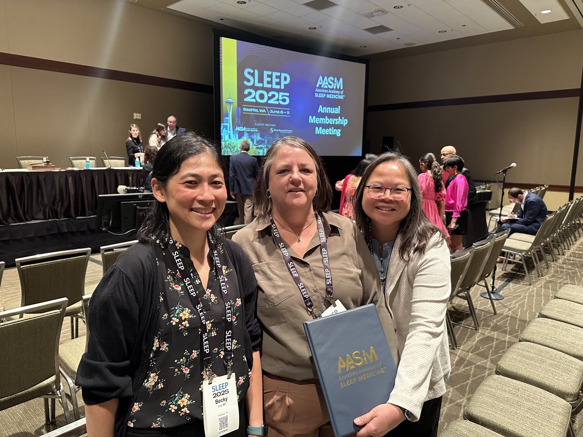 Extremely proud to be a part of the team at ⁦<a href="/bswhealth_Templ/">Baylor Scott & White in Temple</a>⁩ #SleepInstitute ⁦<a href="/bswhealth/">Baylor Scott & White Health</a>⁩ ⁦<a href="/BSWHTemple_PCCM/">BSWH Temple | Pulmonary Critical Care Medicine</a>⁩

Drs Shirley Jones and Becky Lou, Cheri Sellepack,RPSGT received 40 years accreditation at ⁦<a href="/AASMorg/">American Academy of Sleep Medicine</a>⁩ #Sleepmeeting

aasm.org/aasm-recognize…