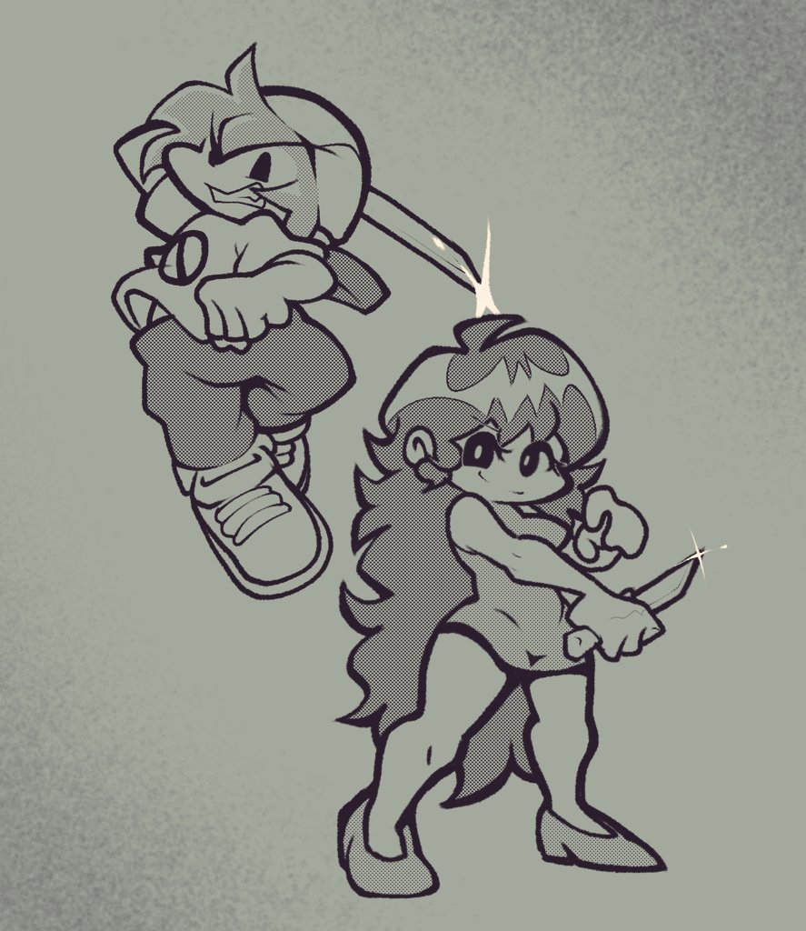 daettqw1's tweet image. sword fight
